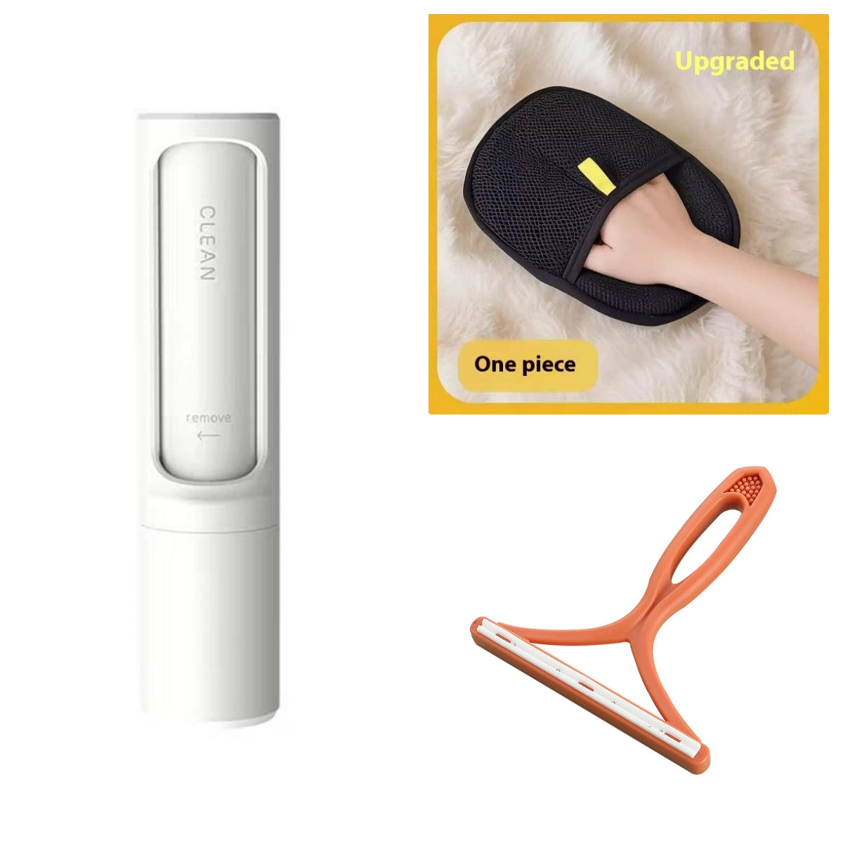 Pet Hair Remover Brush Quick Self Cleaning Lint Roller for Home & Car